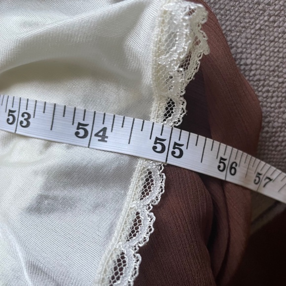 RARE Vintage maxi Victoria’s Secret night gown ivory off white sequins lace - Picture 9 of 12